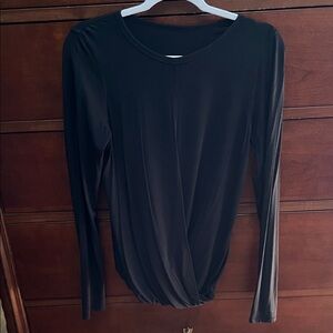 lululemon athletica Black Long Sleeve Blouse